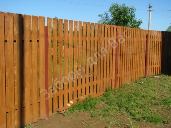 деревянный забор цены